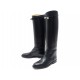 BOTTES HERMES JUMPING 38 CUIR NOIR 