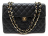 sac a main chanel timeless jumbo en cuir caviar