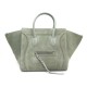 SAC A MAIN CELINE LUGGAGE PHANTOM MINI EN DAIM GRIS VERT SUEDE HAND BAG 2400€