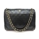 VINTAGE SAC A MAIN CHANEL EN CUIR MATELASSE NOIR BLACK LEATHER HAND BAG 4150€