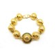 VINTAGE BRACELET CELINE PLANETES 19 CM EN METAL DORE PLANETS GOLDEN JEWEL 850€