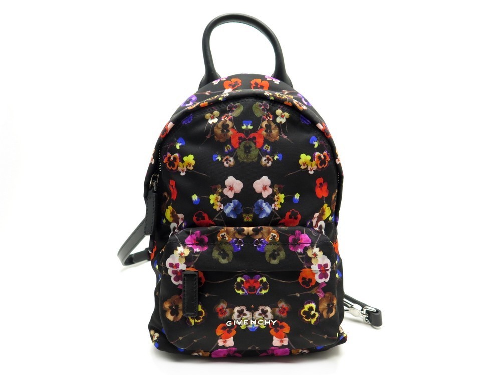 Givenchy Tech Twill Nano Floral Print Backpack