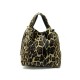 SAC A MAIN JIMMY CHOO POULAIN IMPRIME LEOPARD 