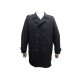 NEUF MANTEAU PRADA TAILLE 52 L EN LAINE NOIR VESTE BLACK WOOL JACKET COAT 2200€