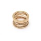 NEUF BAGUE BULGARI B ZERO1 DESIGN LEGEND 2337AL OR ROSE 