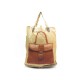 SAC A MAIN DELVAUX CABAS KANGOUROU PLIAGE EN TOILE ET CUIR LE BRILLANT BAG 650€