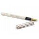 STYLO PLUME ST DUPONT 41160 EN PLAQUE ARGENT PLUME EN OR + ECRIN SILVER PEN 420€