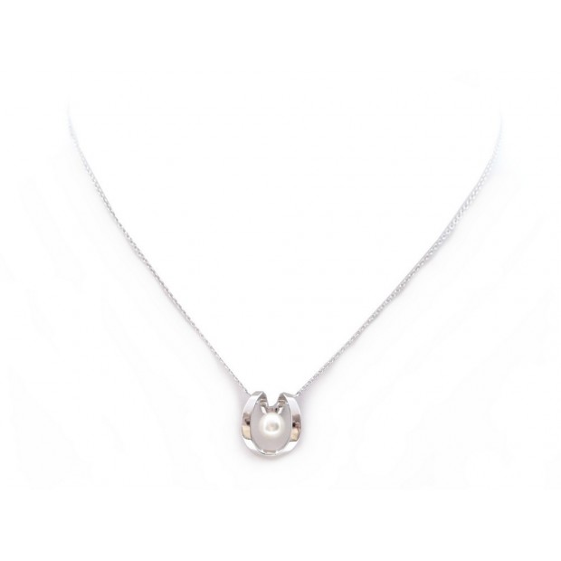 NEUF COLLIER TASAKI AURORA EN ARGENT & PERLE 