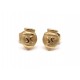 BOUCLES D'OREILLES H.STERN VASE EN OR JAUNE 18K + BOITE YELLOW GOLD EARRINGS