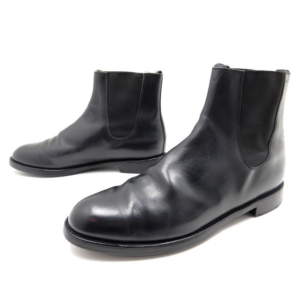 chaussures bottines paraboot 44.5 45 en cuir noir