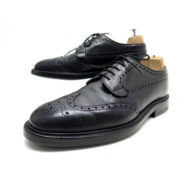 CHAUSSURES CHURCH'S DERBY GRAFTON TRIPLE SEMELLES 7.5G 41.5 CUIR NOIR SHOES 690€