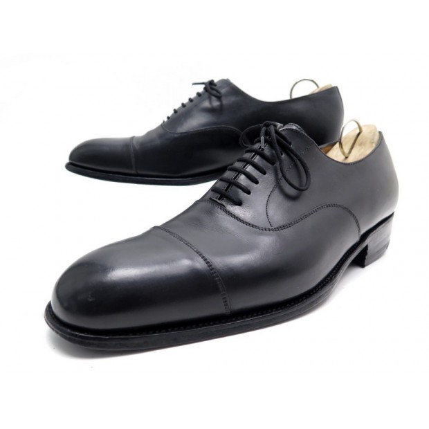 CHAUSSURES JM WESTON RICHELIEU SAVILE 415 7.5D 41.5 CUIR NOIR + EMBAUCHOIRS 750€