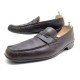 CHAUSSURES JM WESTON MOCASSINS 625 12 46 CUIR MARRON LEATHER LOAFERS SHOES 580€