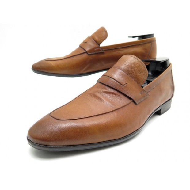 CHAUSSURES BERLUTI MOCASSIN CUIR MARRON 