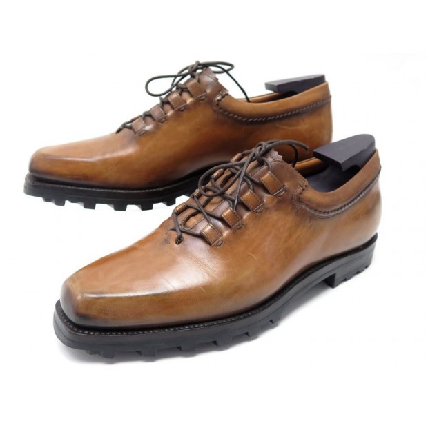 CHAUSSURES BERLUTI NEW ULTIMA UDINE 3451 9 43 RICHELIEU CUIR +EMBAUCHOIRS 1720€