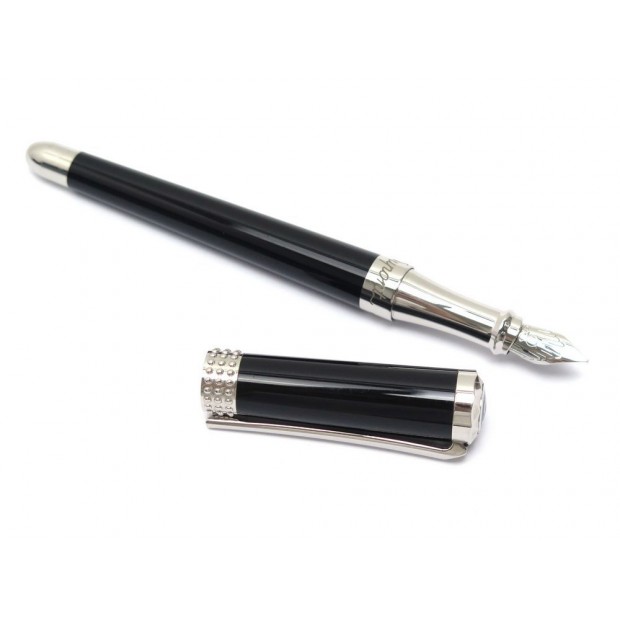 STYLO PLUME ST DUPONT LIGNE D LIBERTE 460018 ED. LIMITE LAQUE NOIR + ECRIN 470€