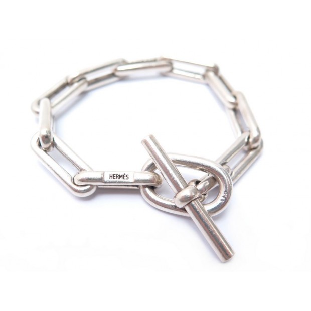 BRACELET HERMES SALAMMBO 17 CM EN ARGENT MASSIF STERLING SILVER JEWEL 935€