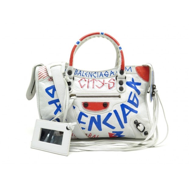 sac balenciaga city graffiti