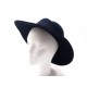 CHAPEAU MAISON MICHEL VIRGINIE M 55 CM EN FEUTRE BLEU MARINE BLUE FELT HAT 530€