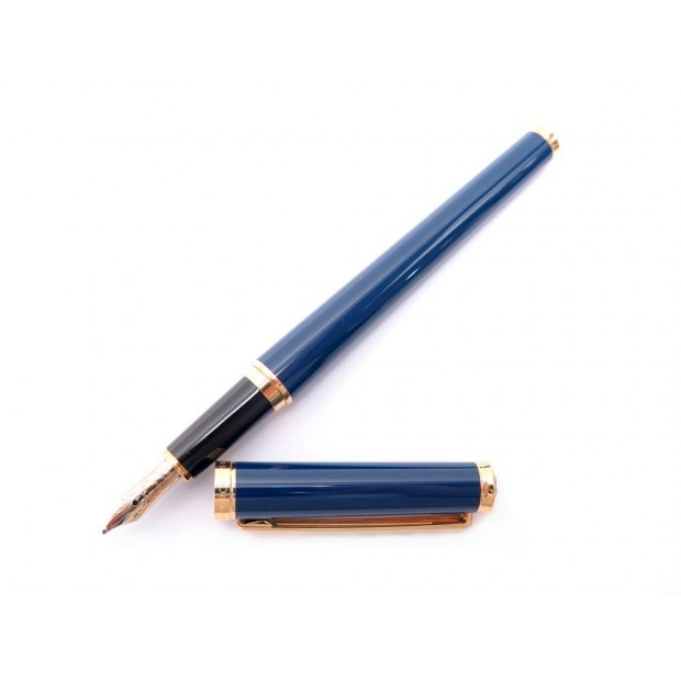 NEUF STYLO PLUME MONTBLANC NOBLESSE OBLIGE EN RESINE BLEU PEN FOUNTAIN PEN 515€