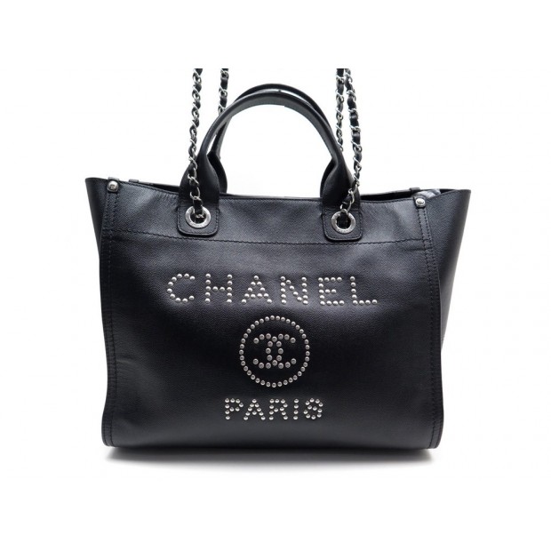 SAC CHANEL CUIR NOIR 