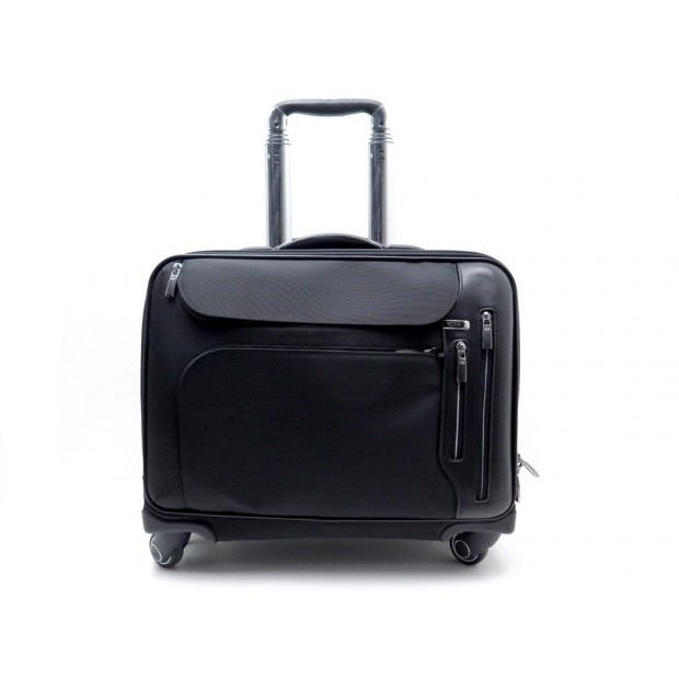 NEUF VALISE TUMI PORTE DOCUMENTS A 4 ROUES TOILE NOIR NEW CANVAS SUITCASE 925€