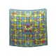 NEUF FOULARD HERMES FLEURS D'ECOSSE SYLVIA KERR CARRE 90 EN SOIE SILK SCARF 375€