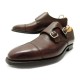 NEUF CHAUSSURES CROCKETT & JONES LOWNDES MOCASSINS BI BOUCLES 7.5E 41.5 580€