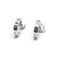 NEUF BOUCLES D'OREILLES CARTIER LOVE B8028900 OR BLANC WHITE GOLD EARRINGS 1900€