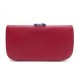 NEUF SAC POCHETTE BULGARI LIPSTICK CLUTCH EN CUIR ROUGE NEW LEATHER POUCH 1150€