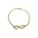 NEUF BRACELET TIFFANY & CO INFINITY SMALL T15 EN OR JAUNE +BOITE GOLD JEWEL 950€