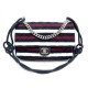 SAC A MAIN CHANEL TIMELESS BANDOULIERE EN COTON BLEU BLANC ROUGE HANDBAG 5150€