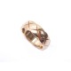 BAGUE CHANEL COCO CRUSH PM MATELASSE J10817 56 EN OR ROSE 6.4 GR GOLD RING 2300€