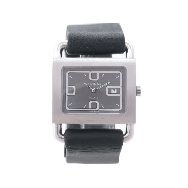 MONTRE HERMES BARENIA BA1.510 32 MM QUARTZ ACIER PALLADIE + BOITE WATCH 1690€