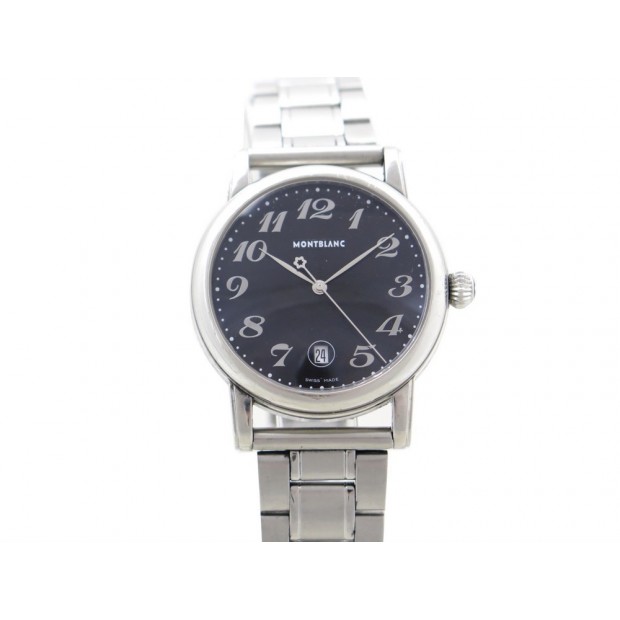 MONTRE MONTBLANC MEISTERSTUCK STAR XL 7072 QUARTZ 40 MM ACIER WATCH 1490€