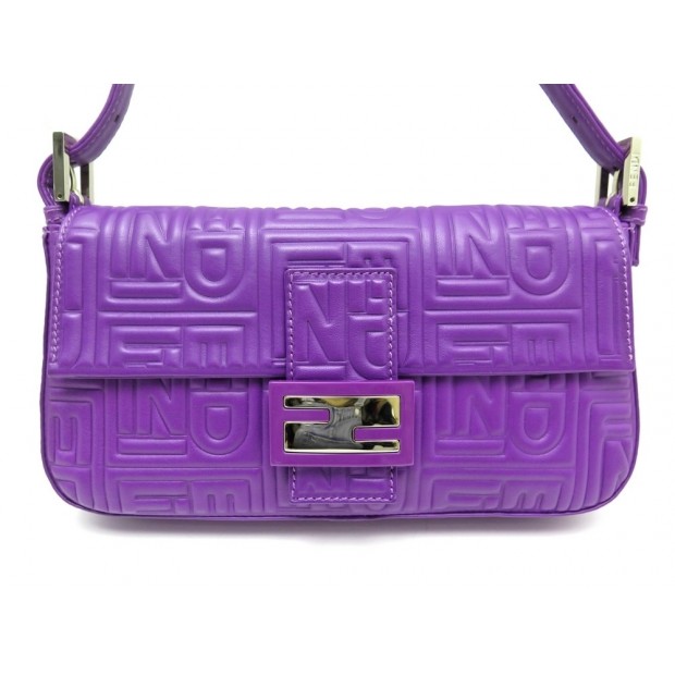 NEUF SAC FENDI BAGUETTE VIOLET 