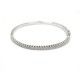 BRACELET T19 EN OR BLANC 18K 16.6GR SERTI 33 DIAMANTS 1.32CT WHITE GOLD DIAMONDS