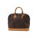 AAM1808 12 Louis Vuitton Alma PM Brown Monogram Canvas 