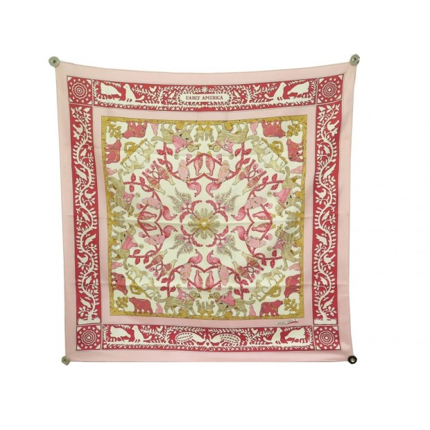 SERVICE TEINTURIER FOULARD HERMES EARLY AMERICA 