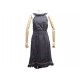 NEUF ROBE DOS NU CHANEL P49496 LOGO CC L 44 EN COTON BLEU MARINE NEW DRESS 3500€