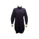 NEUF ROBE CHANEL PULL COL ROULE P41770 L 44 CACHEMIRE BLEU MARINE DRESS 3500€