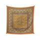 FOULARD HERMES CHASSE EN INDE SOIE ORANGE 