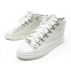 CHAUSSURES BALENCIAGA ARENA 433296 35 IT 36 FR BASKETS CUIR BLANC SNEAKERS 475€