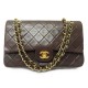 SAC A MAIN CHANEL TIMELESS CUIR MATELASSE MARRON 