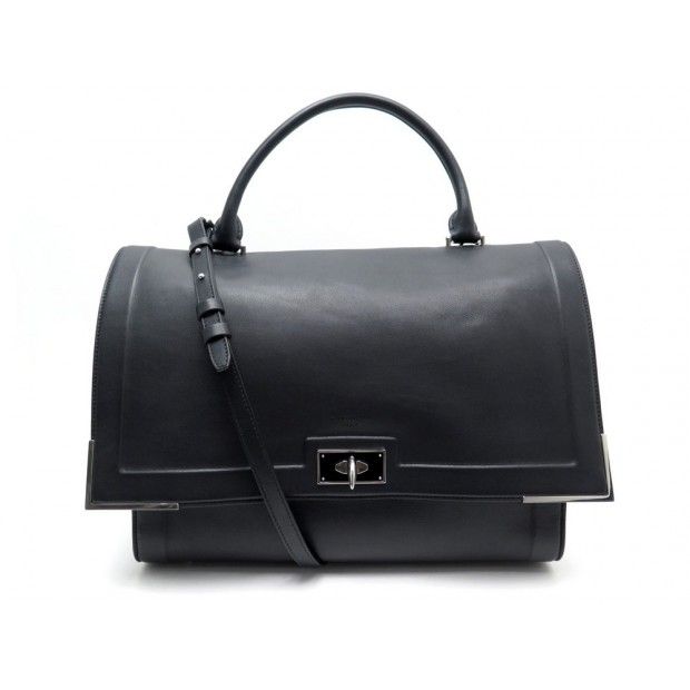 SAC GIVENCHY SHARK CUIR NOIR 