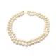 COLLIER DE PERLES BLANCHES 