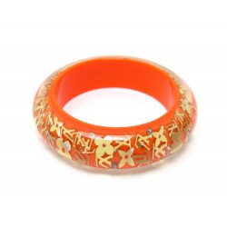 NEUF BRACELET LOUIS VUITTON INCLUSION GM MONOGRAM T19 RESINE ORANGE JEWEL 435€