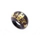 NEUF BAGUE LOUIS VUITTON INCLUSION MONOGRAM LV TAILLE 54 RESINE MARRON RING 310€