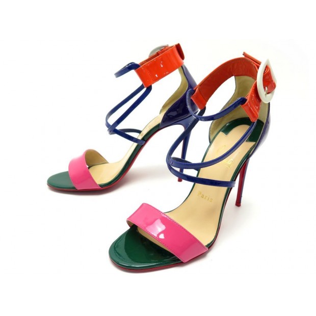 CHAUSSURES CHRISTIAN LOUBOUTIN CUIR VERNI MULTICOLORE CUIR VERNI 