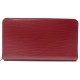 NEUF PORTEFEUILLE LOUIS VUITTON ZIPPY ORGANIZER CUIR EPI ROUGE POMODORO